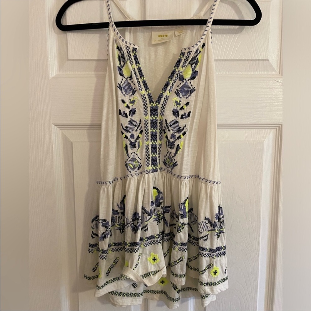 Maeve Anthropologie brand swingy tank size L